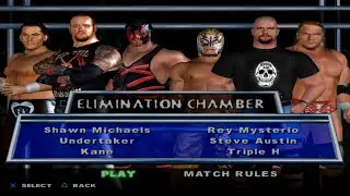 WWE SD! HCTP - ShawnMichaels,Undertaker,Kane,ReyMysterio,SteveAustin,TripleH (ELIMINATION CHAMBER)