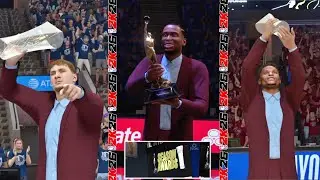 В NBA 2K26 добавлены сцены награждения всех сезонов (MVP, ROY, DPOY и другие) + чемпионский баннер