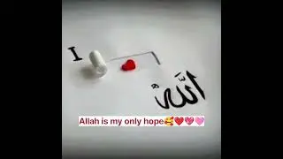 Allah is my only hope || beautiful Allah quotes