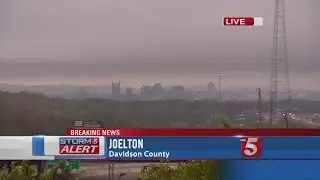 Strong, Severe Storms Moving Across Middle Tennessee