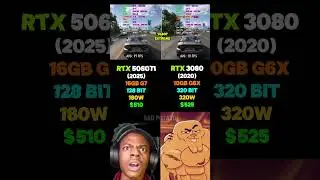 RTX 3080 vs 5060ti #shorts #rtx3080 #pcgaming