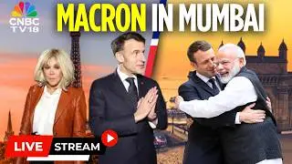 Macron&rsquo;s India Visit LIVE: PM Modi Meets Macron for Bilateral Talks in Mumbai | India-France | N18G