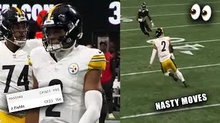 Justin Fields FULL Steelers Debut 🔥 SHIFTY MOVES 👀  Steelers vs Falcons 2024 Highlights