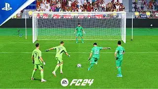 FC 24 &laquo;Манчестер Юнайтед&raquo; &mdash; &laquo;ПСЖ&raquo; / Вратарь Месси против Вратаря Роналду / Серия пенальти / Финал Лиги чемпионов