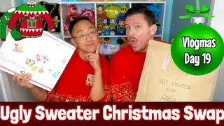 Ugly Sweater Christmas Swap | Vlogmas Day 19 | Disney Holiday Sweater Exchange