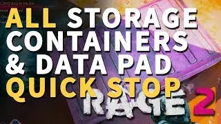 All Quick Stop Storage Containers Rage 2 Locations