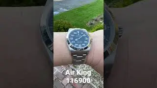 Discontinued Rolex Air-King #116900 wrist roll. #rolex #shorts