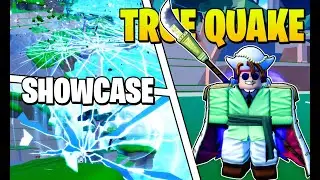VERY STRONG!!! SHOWCASE OF THE NEW TRUE QUAKE IN THE ONE FRUIT SIMULATOR - ROBLOX