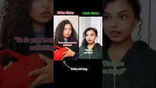 pov : Her little sister always copies her and it gets her in trouble&hellip; 👀 #sisters