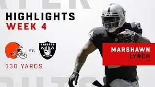 Marshawn Lynch Racks Up 130 Yards Rushing
