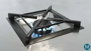 Creating a Gas Stove with Mantaflow