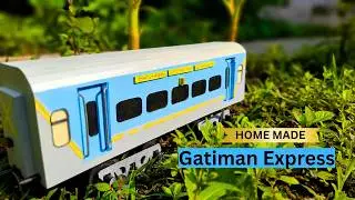How to Make Train Coaches from Cardboard | Duronto & Gatiman Express | School Project