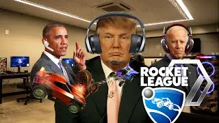 USA presidents Barack, joe Biden and trump playing rocket league Part 1 AI voice meme