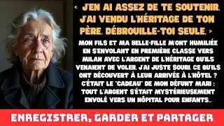 Mon fils a vendu mon h&eacute;ritage pour Milan    jusqu'&agrave; ce que son compte devienne vide !