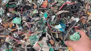 TV PCB Boards Recycling Process | PCB Crushing and Separating Line