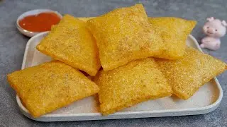 Perfect Bubble Potato Chips 😃! New Recipe !  Super Crispy ! Potato Snack👍