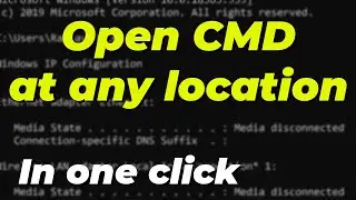 How to Open Command Prompt in any Folder | how to open cmd at any location