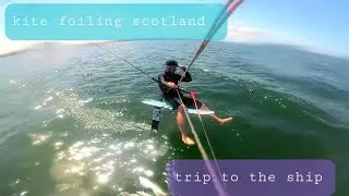 kitesurfing longniddry edinburgh foil kiteloop 16/7/21 best kiteboarding liquid force