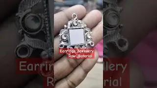 RAW Material Oxidised Jewellery #earringsjhumka #jewellry #jewellary #fashion #diy #yt