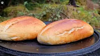 Steak Sandwich with Chimichurri and Melted Cheese (Bushcraft Cooking)
