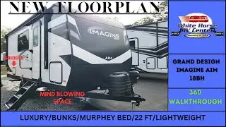 Luxury/22FT/ Lightweight/Bunks/Murphybed/ Grand Design Imagine Aim 18BH