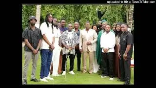Togo : Faure Gnassingb&eacute; &eacute;change avec Masta Just, Senzaa, Tony X, Sethlo, Mic Flammez et Coni Ganster