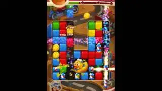 Toon Blast Level 57 - NO BOOSTERS 🐻🐺🐱
