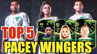 TOP 5 PACEY WINGER EVOLUTION PLAYERS !!! | ULTIMATE TEAM | EAFC 24