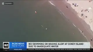 Alert issued against swimming at Coney Island