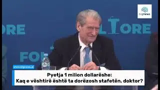 Kaq e v&euml;shtir&euml; &euml;sht&euml; ta dor&euml;zosh stafet&euml;n? Demokrati mb&euml;rthen me pyetjen 1milion dollar&euml;she Berish&euml;n