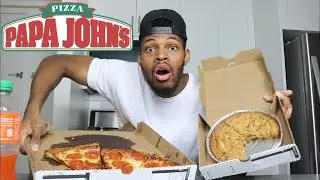 PAPA JOHNS ASMR MUKBANG!!!