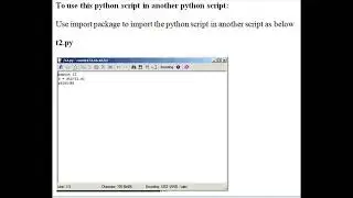 python - How to call a script from another script? #python #pythonprogramming #pythontutorial
