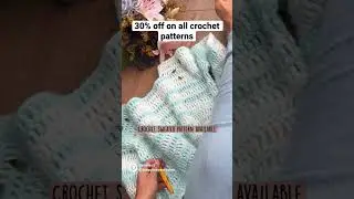 30% off on crochet patterns in my Etsy store