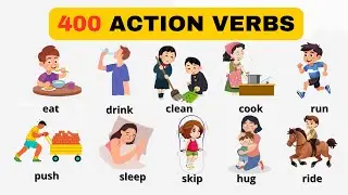 400 Action Verbs in English | Improve Vocabulary, Speaking & Writing Fast