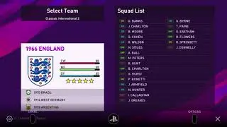 Classic International League 2 PES2020 PS4 Option file (20 teams)