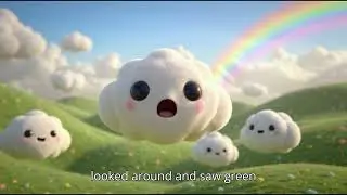 Puffy the Lost Cloud 🌈 | Kindy Kids Story | Animated Adventure