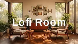 LoFi Chill Mix to Study/Work/Focus | Cozy Sunlit Living Room Ambience