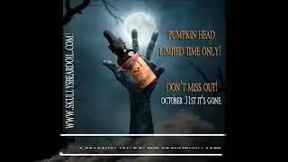 PUMPKIN HEAD BEARD OIL, BALM & BEARD WASH  (LIMITED EDITION) PROMO VIDEO-SKULLY'S CTZ BEARD OIL