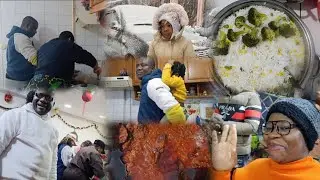 Необработанное видео! Как мы отметили Новый год 🎊 / Муж взял на себя управление кухней... Нигерий...