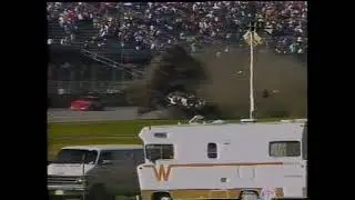 Roy Smith Riverside 1988 June 12 or Phoenix Nov. 6th Nascar Crash Car Flipping