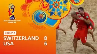 Switzerland v USA | FIFA Beach Soccer World Cup 2019 | Match Highlights
