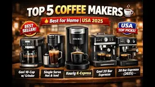 TOP 5 COFFEE MAKERS ☕