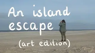Calm & cosy art travel vlog ✨searching for soul on a little island | artist journey