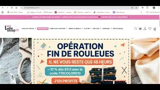 TissusLolieShop &ndash; Tissus de Qualit&eacute; &agrave; Petits Prix | Vente en Ligne & D&eacute;p&ocirc;t