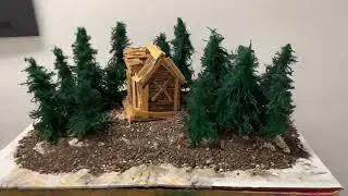 Frances & Margo stop motion animation &mdash; puppet and set design process shack scene  in 1:6 scale