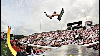 BODY BOARD vs MEGA RAMP!