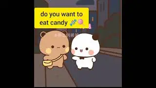 🤩🎀 bubu candy 🍬🍭🍭🍬🤩 #peachgomacartoon #bubududulovestory #bubududulove #bubududu #peachgomalove