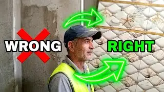 The best way to professionally install ceramic tiles on a bathroom wall, step by step
