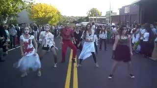 Asheville Dance Revolution_Thriller @ Ashtoberfest Zombie Walk