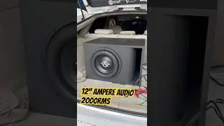 Ampere audio 12&rdquo; 2000rms #bassheads #caraudio #subwoofer #ampereaudio